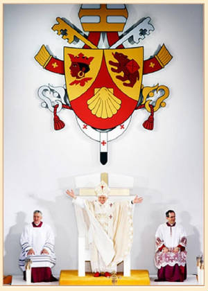 Pope under Moors Coat-of-arms